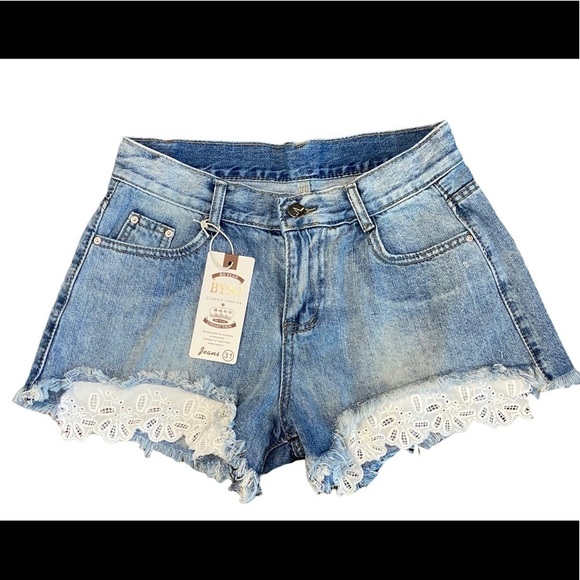 Jean Shorts - Size 31 NEW - Picture 1 of 10